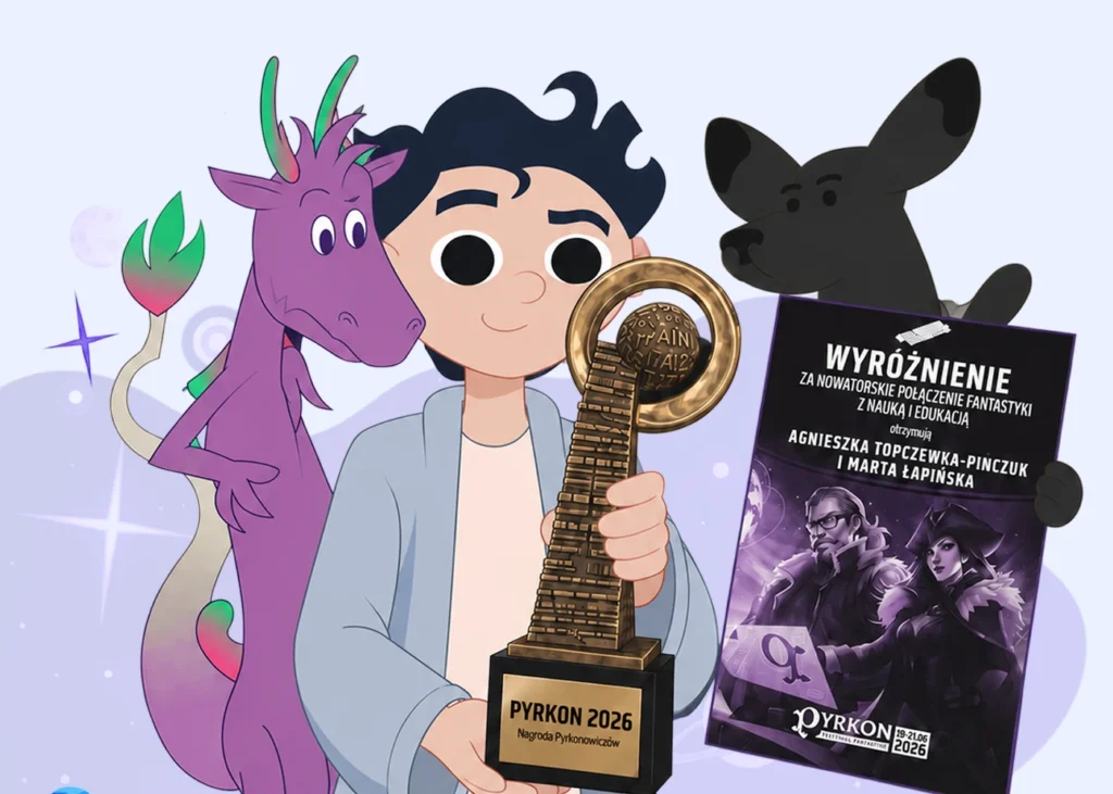 Ilustracja postaci na scenie